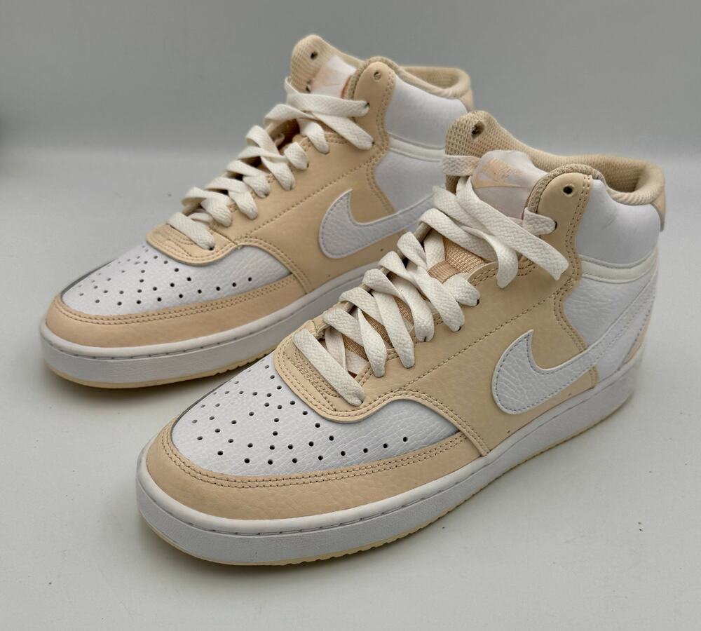 Nike Court Vision Mid Guava Ice White Womens Size 8 CD5436-800 # 295-35